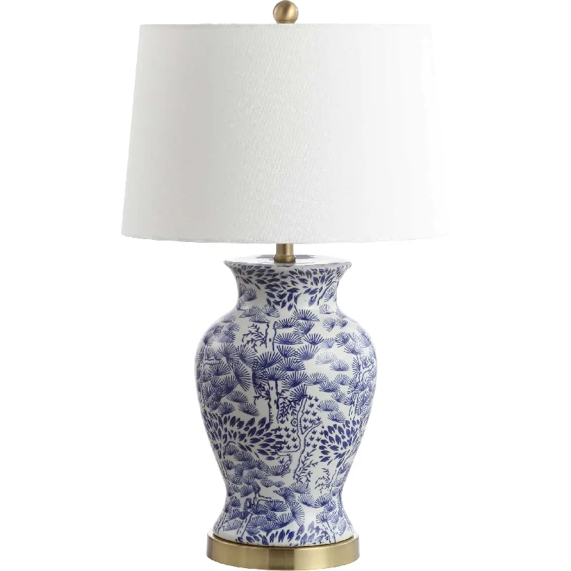 modern minimalist table lamps for contemporary living roomsAlma Table Lamp Blue/White (Set of 2)