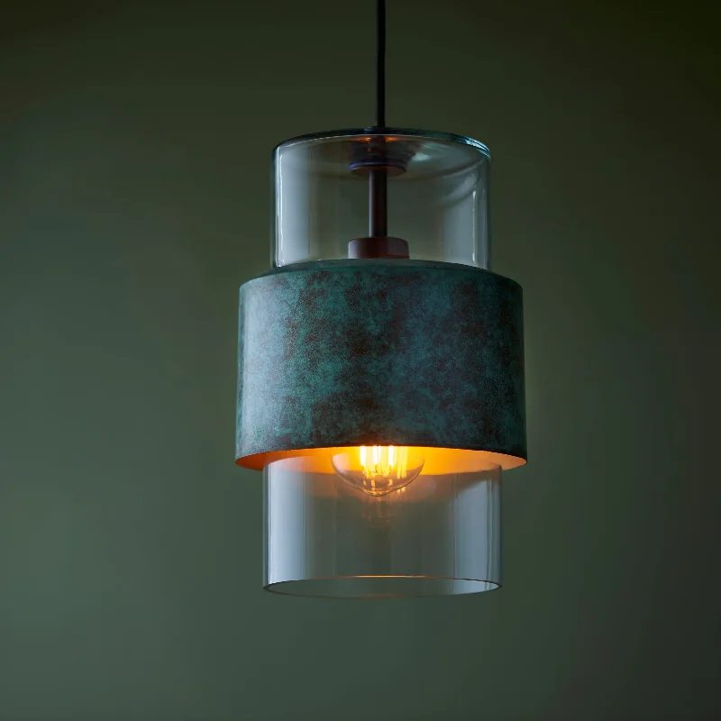 Metal Ceiling Lights in Brass, Copper, Stainless Steel, and IronAmos Cattelan Pendant Verdigris Metal Ceiling Lights in Brass, Copper, Stainless Steel, and IronAmos Cattelan Pendant Verdigris
