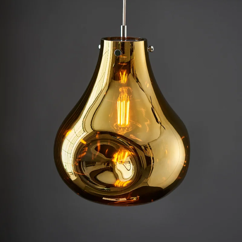 Art Deco Ceiling Lights with Geometric Patterns and Metallic FinishesAmos Iris Pendant Gold Large Art Deco Ceiling Lights with Geometric Patterns and Metallic FinishesAmos Iris Pendant Gold Large