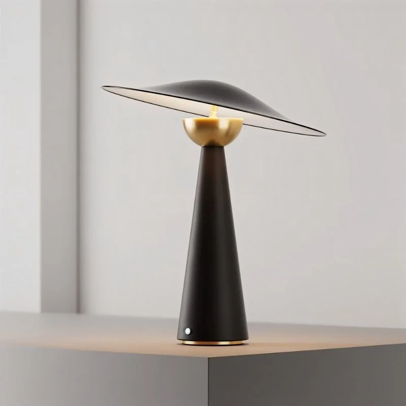 wooden table lamps with natural grain for a warm and organic feelAureal Table Lamp