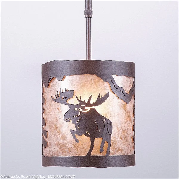 Gothic Ceiling Lights with Dark Metalwork and Pointed ArchesMini Pendants - Rod