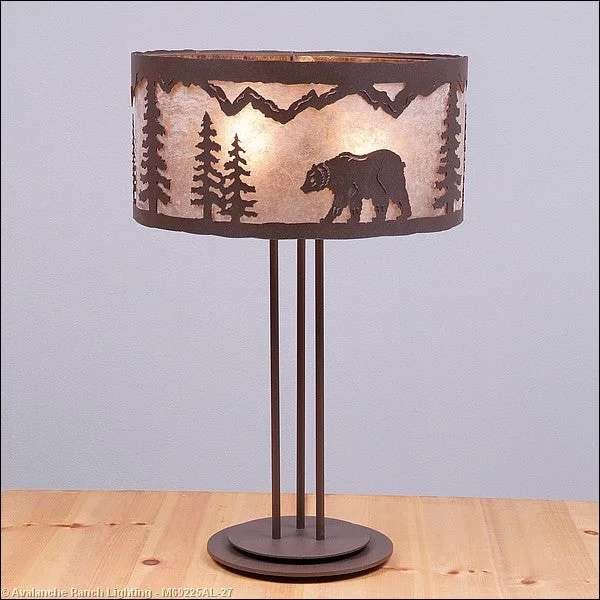 marble table lamps with a luxurious veined pattern for high end decorLamps - Table Lamps
