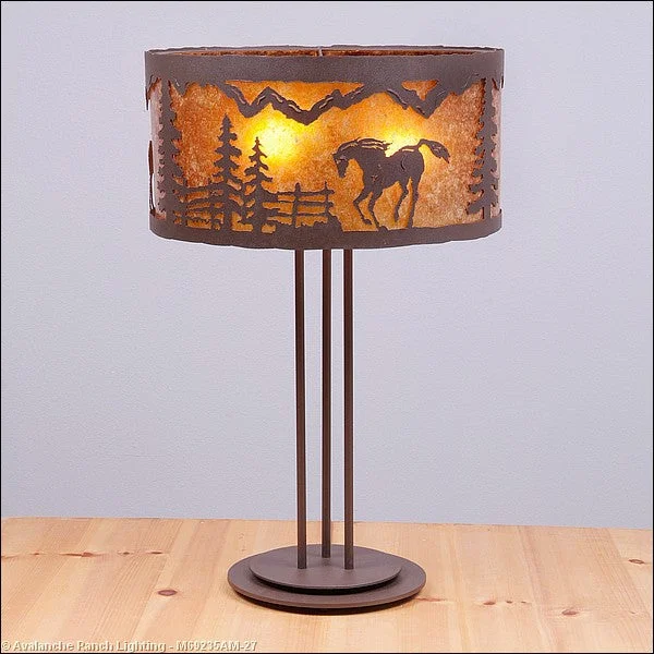 ceramic table lamps with hand painted designs for an artistic touchLamps - Table Lamps