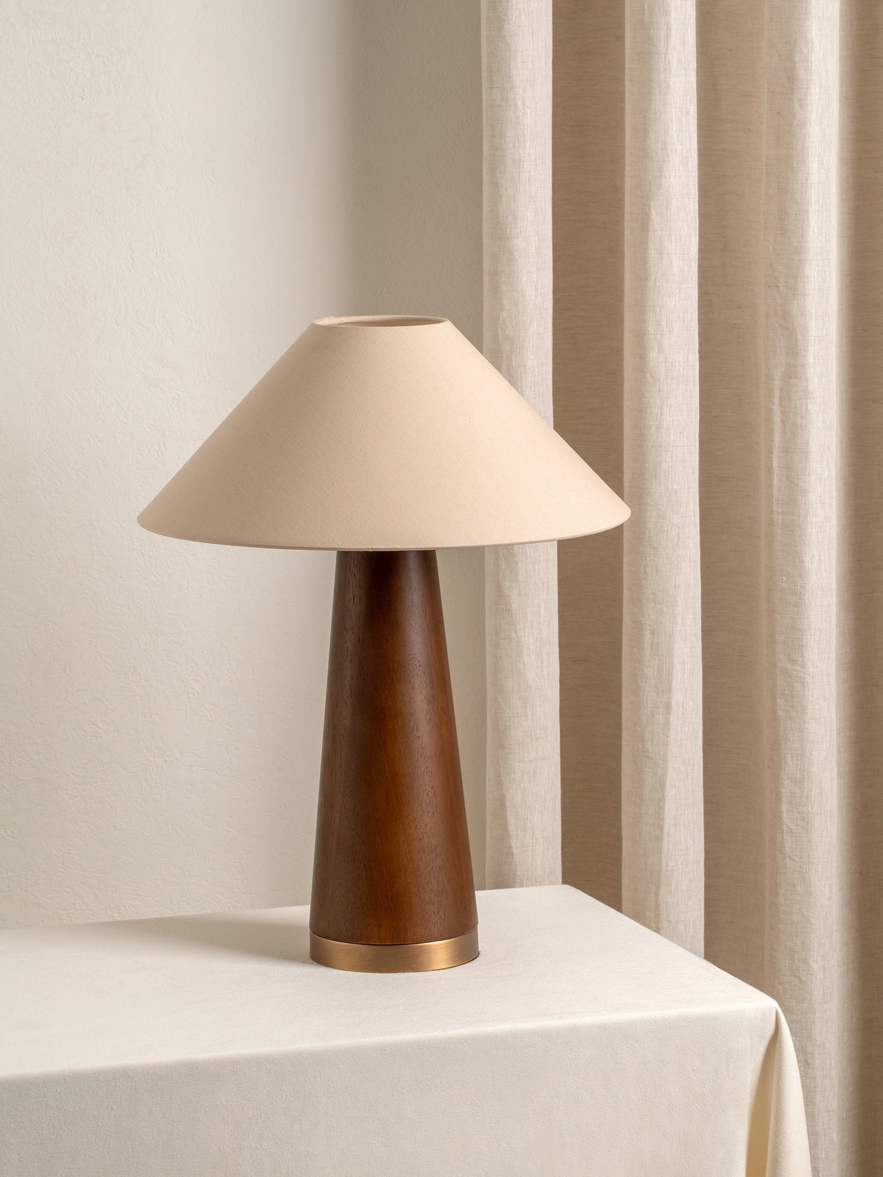 gothic style table lamps with dark finishes for a mysterious lookBaneza - aged brass and wood cone table lamp gothic style table lamps with dark finishes for a mysterious lookBaneza - aged brass and wood cone table lamp
