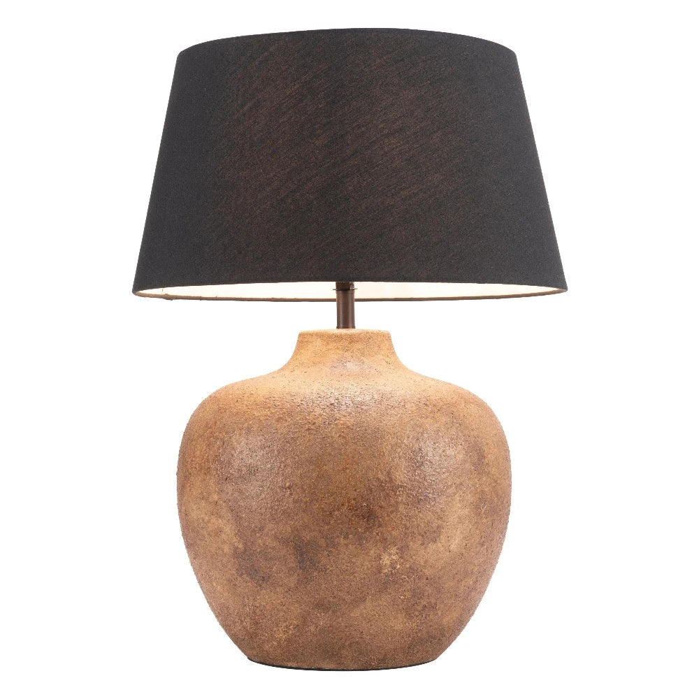 industrial style table lamps with exposed bulbs for loft apartmentsBasil Table Lamp Black