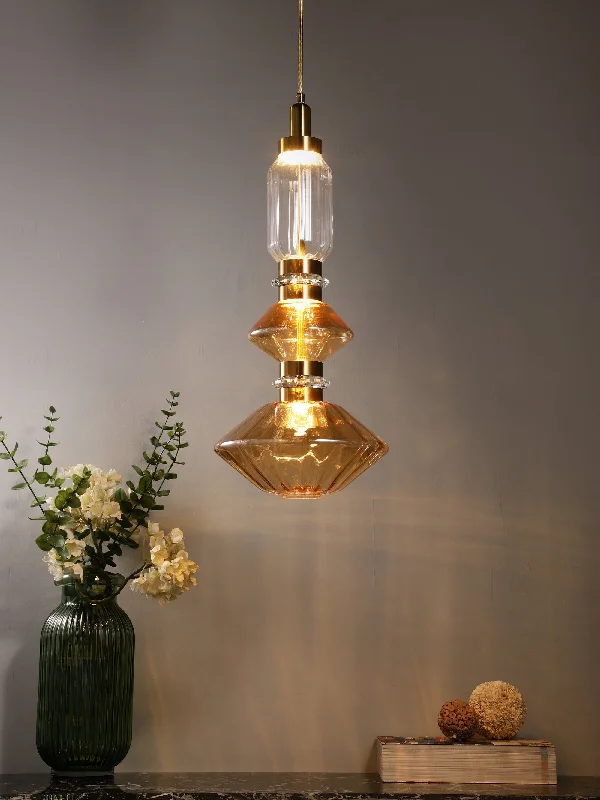 Gothic Ceiling Lights with Dark Metalwork and Pointed ArchesBerta E Pendant Light