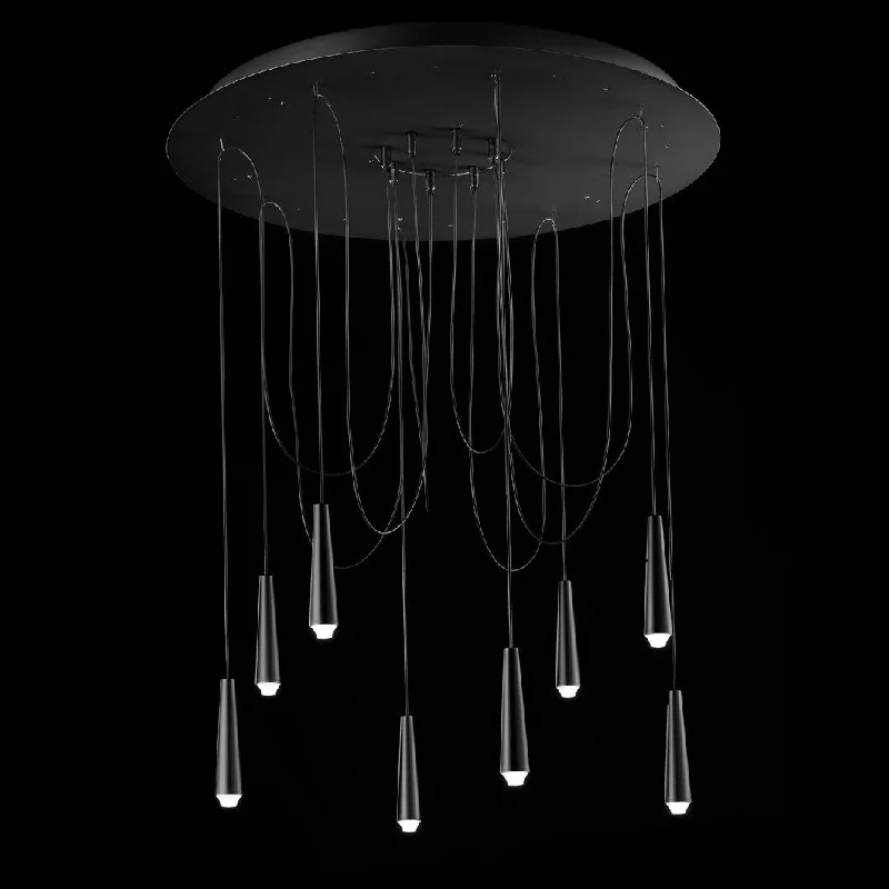 Japanese - Inspired Ceiling Lights with Shoji - Screen - like DiffusersSantral Black Customizable Light Pendants Japanese - Inspired Ceiling Lights with Shoji - Screen - like DiffusersSantral Black Customizable Light Pendants