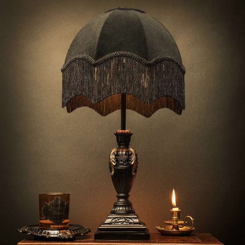 art deco table lamps with geometric shapes for a retro touchBlakely - Baroque Style Table Lamp