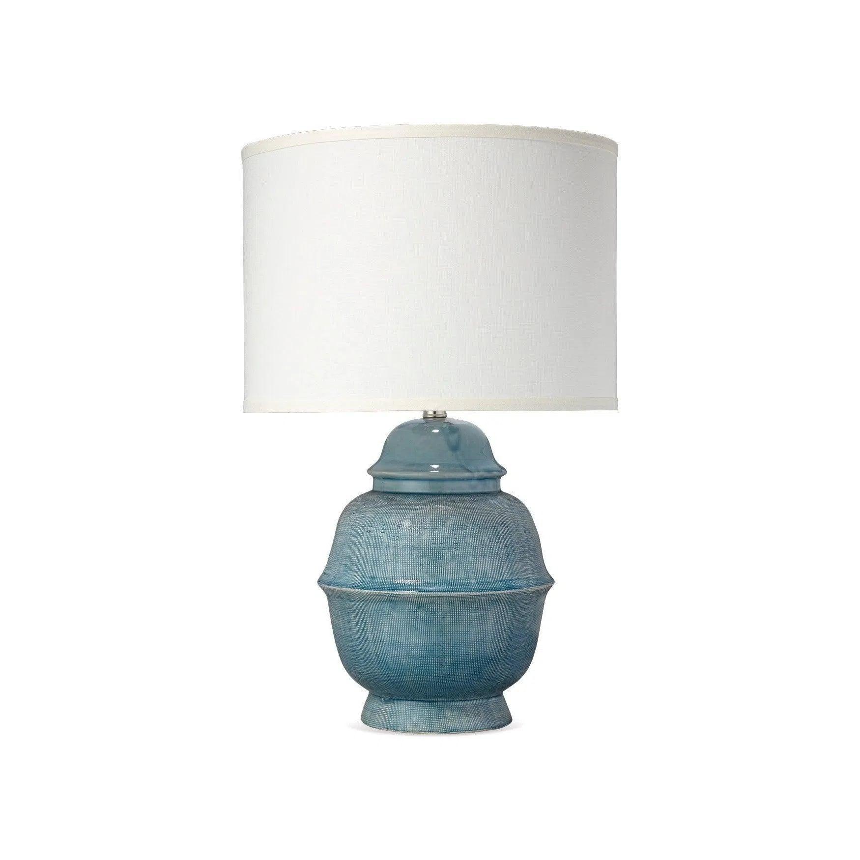 ceramic table lamps with hand painted designs for an artistic touchBlue Ceramic Kaya Table Lamp