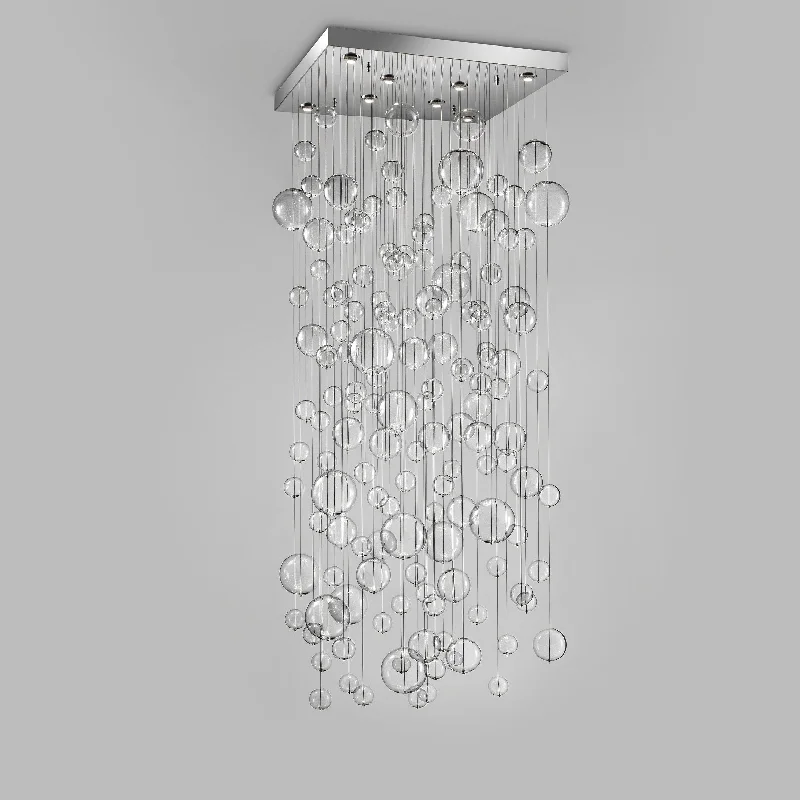 Japanese - Inspired Ceiling Lights with Shoji - Screen - like DiffusersGlass globe modular pendants with square base Japanese - Inspired Ceiling Lights with Shoji - Screen - like DiffusersGlass globe modular pendants with square base