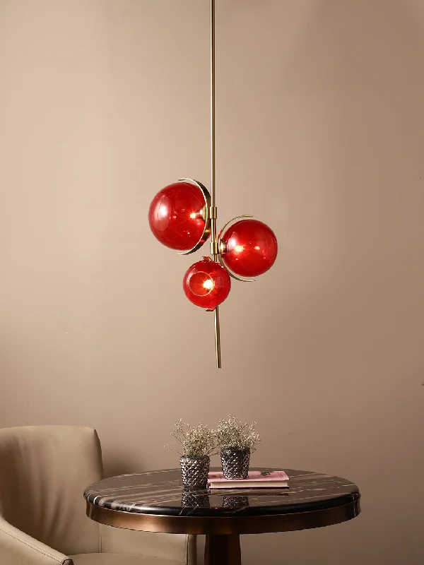 Glass Ceiling Lights with Frosted, Colored, or Etched GlassBryony Red Pendant Light Glass Ceiling Lights with Frosted, Colored, or Etched GlassBryony Red Pendant Light