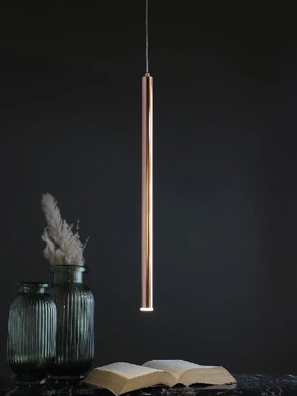 Tropical - Themed Ceiling Lights with Palm - Leaf Shapes and Rattan WrapsCaiden Rose Gold Pendant Light Tropical - Themed Ceiling Lights with Palm - Leaf Shapes and Rattan WrapsCaiden Rose Gold Pendant Light