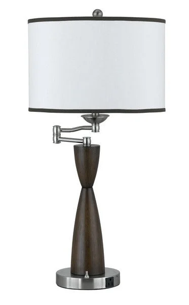 wooden table lamps with natural grain for a warm and organic feelHotel Table Lamp