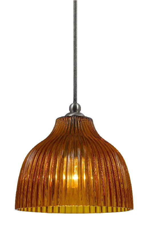 Gothic Ceiling Lights with Dark Metalwork and Pointed ArchesOne Light Pendant