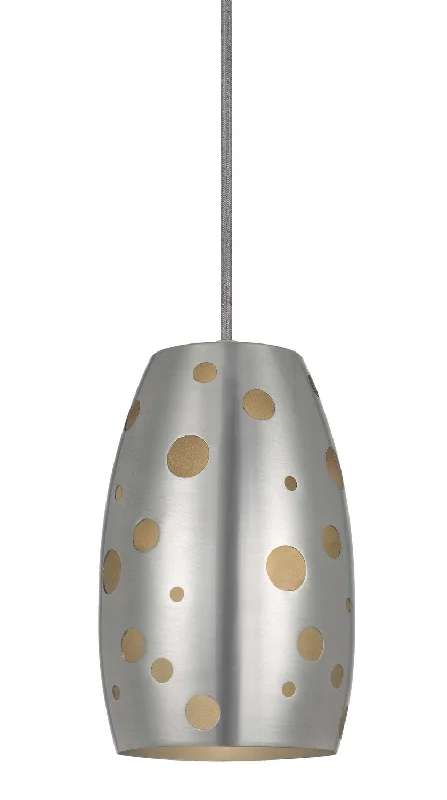 Glass Ceiling Lights with Frosted, Colored, or Etched GlassOne Light Pendant