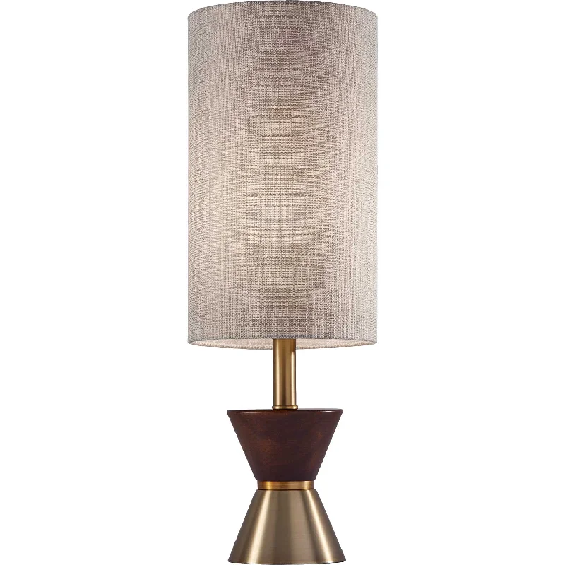 bohemian table lamps with colorful patterns for eclectic bedroomsCannet Table Lamp Brass/Walnut bohemian table lamps with colorful patterns for eclectic bedroomsCannet Table Lamp Brass/Walnut