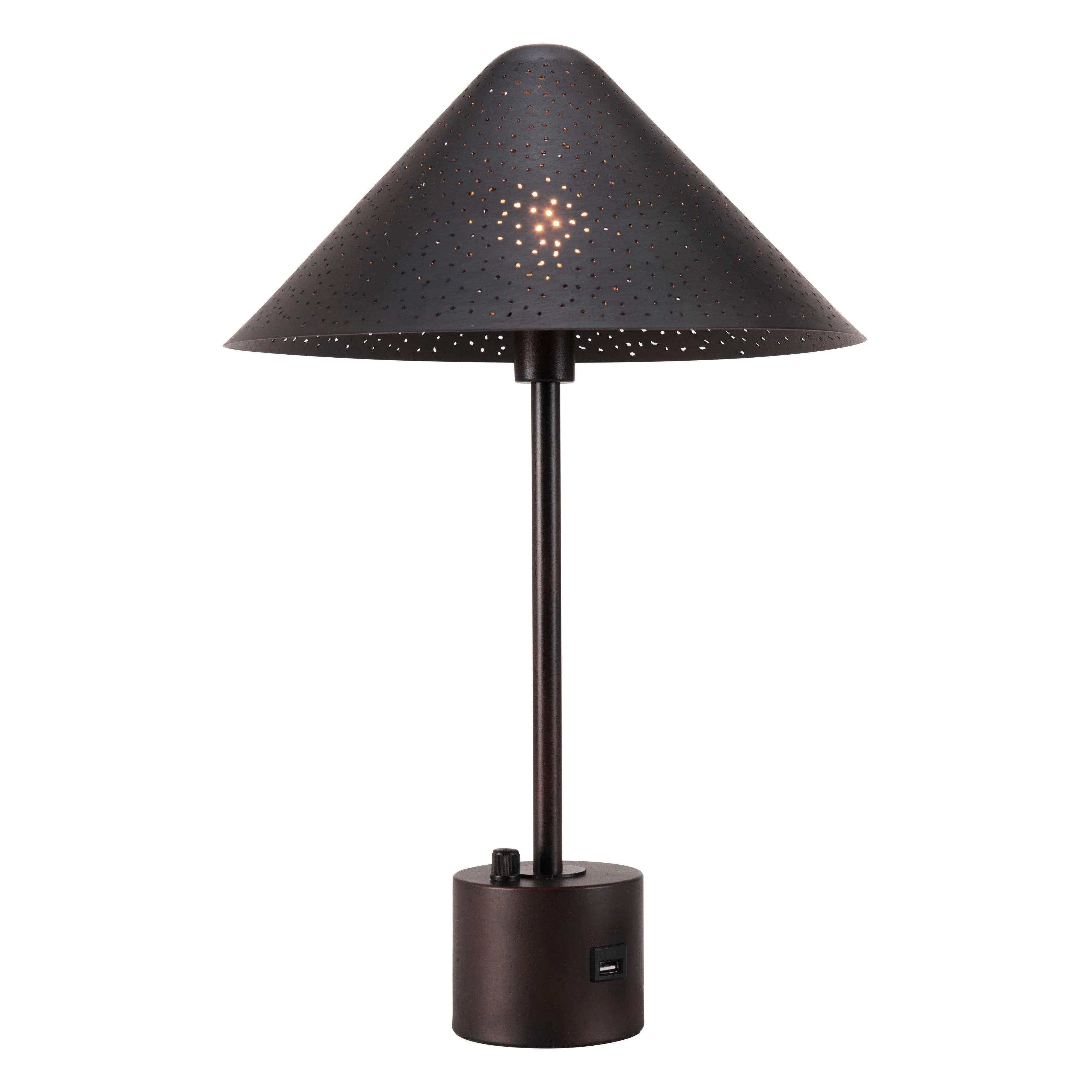 gothic style table lamps with dark finishes for a mysterious lookCardo Table Lamp Bronze