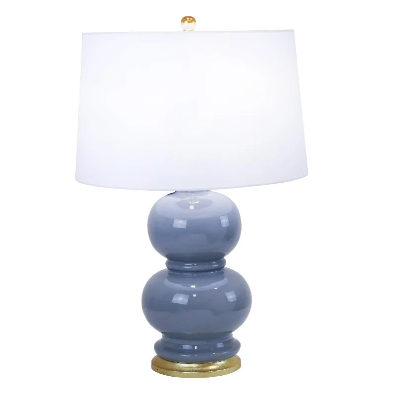 glass table lamps with a frosted surface for soft light diffusionCERAMIC 27" DOUBLE GOURD TABLELAMP, GRAY glass table lamps with a frosted surface for soft light diffusionCERAMIC 27" DOUBLE GOURD TABLELAMP, GRAY