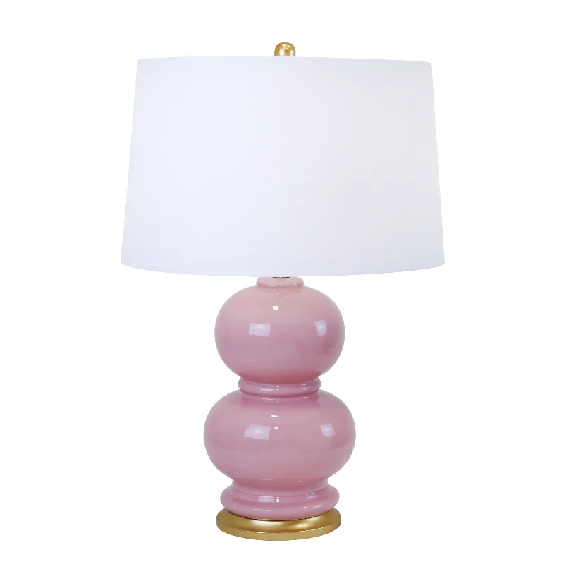 metal table lamps with a matte black finish for a sleek appearanceCERAMIC 27" DOUBLE GOURD TABLELAMP, PINK metal table lamps with a matte black finish for a sleek appearanceCERAMIC 27" DOUBLE GOURD TABLELAMP, PINK