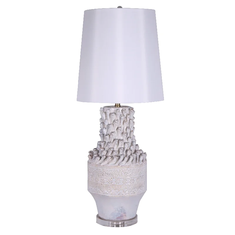 bohemian table lamps with colorful patterns for eclectic bedroomsCERAMIC 35.5" CORAL BLUM TABLE LAMP, OFF WHITE bohemian table lamps with colorful patterns for eclectic bedroomsCERAMIC 35.5" CORAL BLUM TABLE LAMP, OFF WHITE