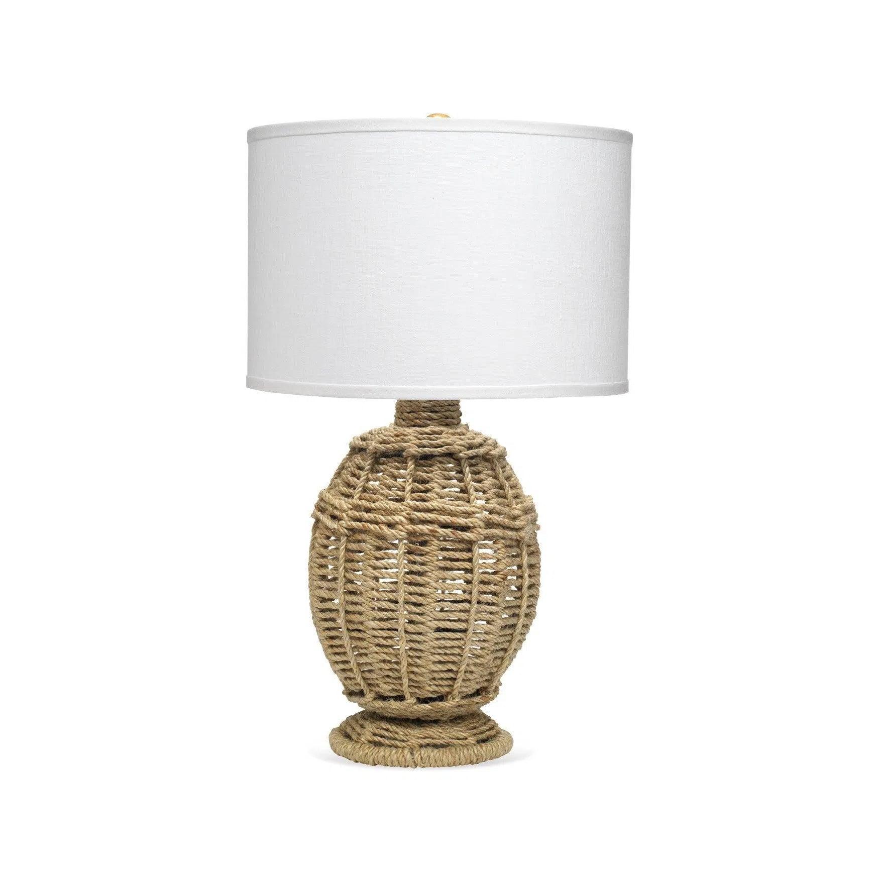 asian inspired table lamps with bamboo accents for a zen atmosphereCoastal Style Natural Jute Rope Jute Urn Table Lamp
