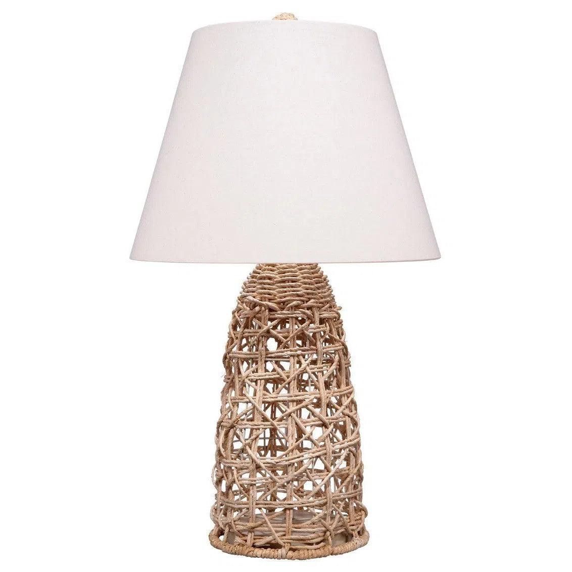 coastal style table lamps with nautical elements for beach housesCoastal Style Natural Rope Kauai Table Lamp