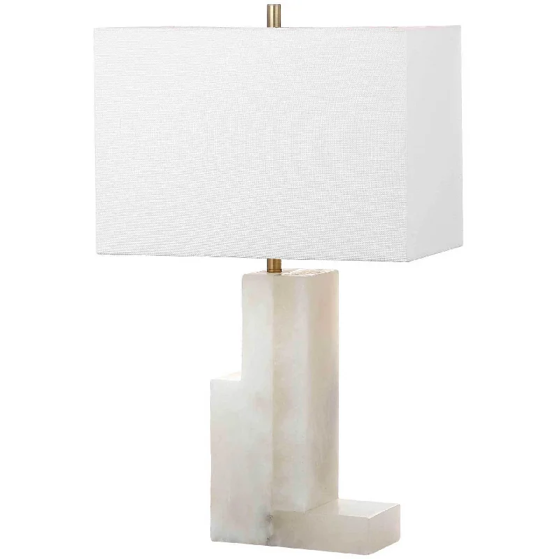 leather table lamps with a distressed texture for a rugged charmColby Alabaster Table Lamp White leather table lamps with a distressed texture for a rugged charmColby Alabaster Table Lamp White