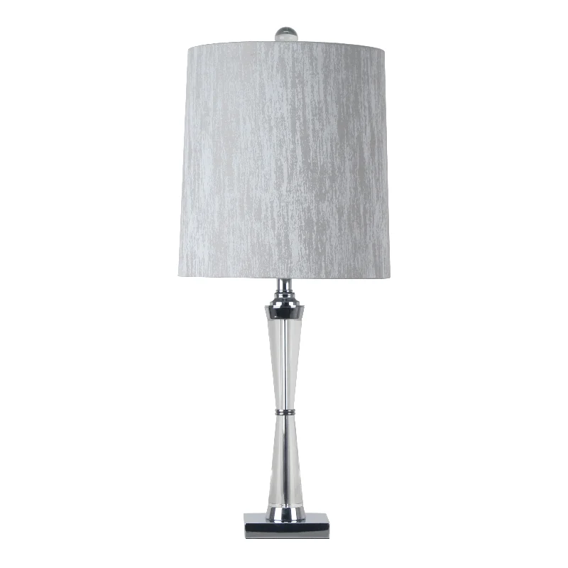 bohemian table lamps with colorful patterns for eclectic bedrooms32"H CRYSTAL TABLE LAMP