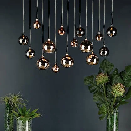 Moroccan Ceiling Lights with Colorful Stained Glass and Geometric CarvingsDar Aurelia 15lt Bar Pendant Black Chrome & Copper/Bronze Glass Moroccan Ceiling Lights with Colorful Stained Glass and Geometric CarvingsDar Aurelia 15lt Bar Pendant Black Chrome & Copper/Bronze Glass