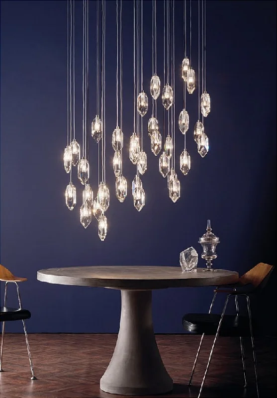 Metal Ceiling Lights in Brass, Copper, Stainless Steel, and IronDar Crystal 18 Light Cluster Pendant Metal Ceiling Lights in Brass, Copper, Stainless Steel, and IronDar Crystal 18 Light Cluster Pendant