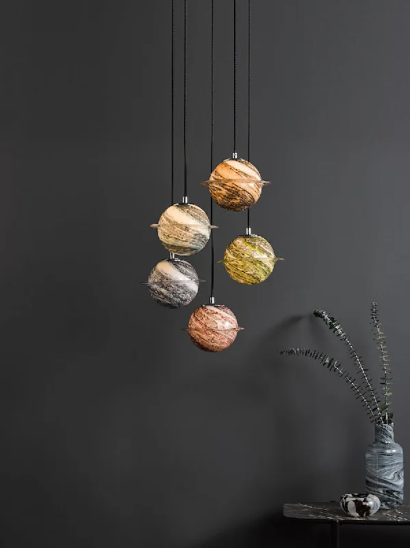 Metal Ceiling Lights in Brass, Copper, Stainless Steel, and IronDar Cygnus 5 Light Cluster Pendant Polished Chrome and Planet Style Glass Metal Ceiling Lights in Brass, Copper, Stainless Steel, and IronDar Cygnus 5 Light Cluster Pendant Polished Chrome and Planet Style Glass
