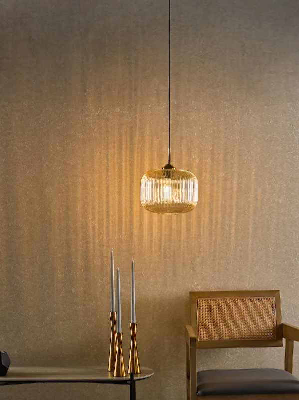 Art Nouveau Ceiling Lights with Organic, Flowing ShapesDar Demarius Pendant Natural Brass and Amber Glass Art Nouveau Ceiling Lights with Organic, Flowing ShapesDar Demarius Pendant Natural Brass and Amber Glass