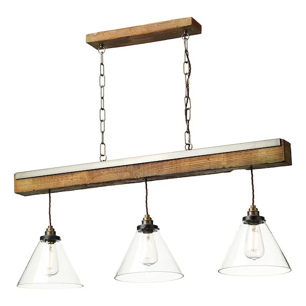 Scandinavian Style Ceiling Lights with Light Wood AccentsDavid Hunt Aspen 3 Light Bar Pendant Wood Effect Scandinavian Style Ceiling Lights with Light Wood AccentsDavid Hunt Aspen 3 Light Bar Pendant Wood Effect