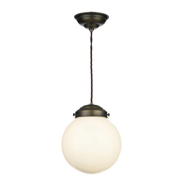 Art Nouveau Ceiling Lights with Organic, Flowing ShapesDavid Hunt Fairfax Small Pendant Antique Brass with Opal Glass Art Nouveau Ceiling Lights with Organic, Flowing ShapesDavid Hunt Fairfax Small Pendant Antique Brass with Opal Glass