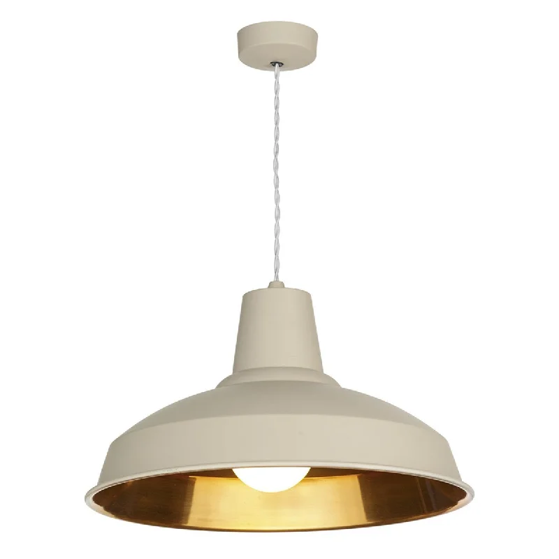 Glass Ceiling Lights with Frosted, Colored, or Etched GlassReclamation Cream and Copper Single Pendant - ID 6649 Glass Ceiling Lights with Frosted, Colored, or Etched GlassReclamation Cream and Copper Single Pendant - ID 6649