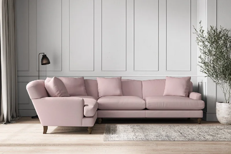 Scandinavian Style Ceiling Lights with Light Wood AccentsDeni Grand Left Hand Corner Sofa - Recycled Cotton Lavender Scandinavian Style Ceiling Lights with Light Wood AccentsDeni Grand Left Hand Corner Sofa - Recycled Cotton Lavender