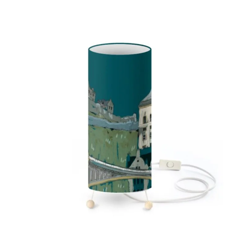 gothic style table lamps with dark finishes for a mysterious lookEdinburgh Skyline Table Lamp
