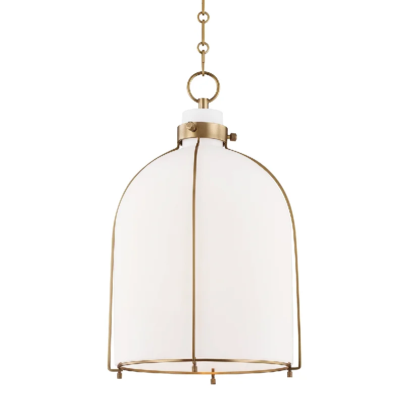 Chinese - Style Ceiling Lights with Red Lantern - Inspired DesignsEldridge Dome Pendant With Opal Glass Chinese - Style Ceiling Lights with Red Lantern - Inspired DesignsEldridge Dome Pendant With Opal Glass