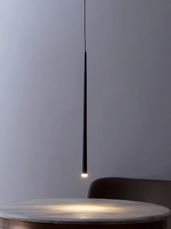 African - Inspired Ceiling Lights with Tribal Patterns and Natural MaterialsElettro Black Pendant Light