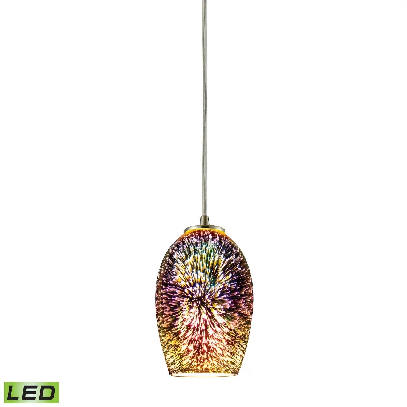 Indian - Themed Ceiling Lights with Intricate Filigree and Mirror WorkIllusions LED Mini Pendant Indian - Themed Ceiling Lights with Intricate Filigree and Mirror WorkIllusions LED Mini Pendant