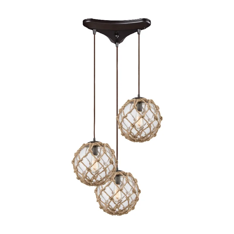 Glass Ceiling Lights with Frosted, Colored, or Etched GlassCoastal Inlet Pendant