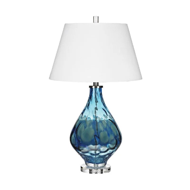 leather table lamps with a distressed texture for a rugged charmGush Table Lamp