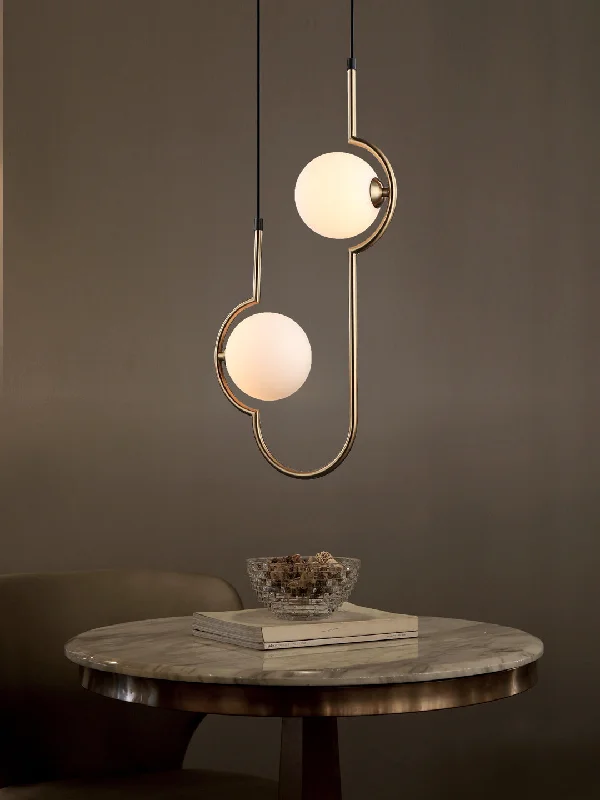 Gothic Ceiling Lights with Dark Metalwork and Pointed ArchesEric Pendant Light