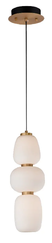 Glass Ceiling Lights with Frosted, Colored, or Etched GlassSoji LED Pendant
