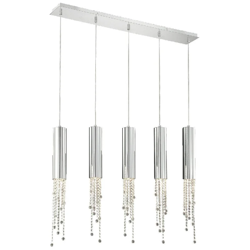Modern Minimalist Ceiling Lights for Contemporary InteriorsEurofase DESIGNWL2017 Groove 5-Light Pendant Modern Minimalist Ceiling Lights for Contemporary InteriorsEurofase DESIGNWL2017 Groove 5-Light Pendant