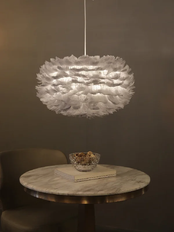 Japanese - Inspired Ceiling Lights with Shoji - Screen - like DiffusersFeather Grey Pendant Light Japanese - Inspired Ceiling Lights with Shoji - Screen - like DiffusersFeather Grey Pendant Light