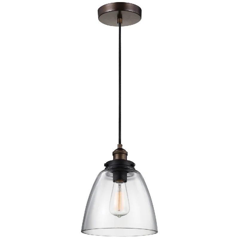 Tropical - Themed Ceiling Lights with Palm - Leaf Shapes and Rattan WrapsFeiss Baskin 1 Light Clear Glass Pendant Tropical - Themed Ceiling Lights with Palm - Leaf Shapes and Rattan WrapsFeiss Baskin 1 Light Clear Glass Pendant