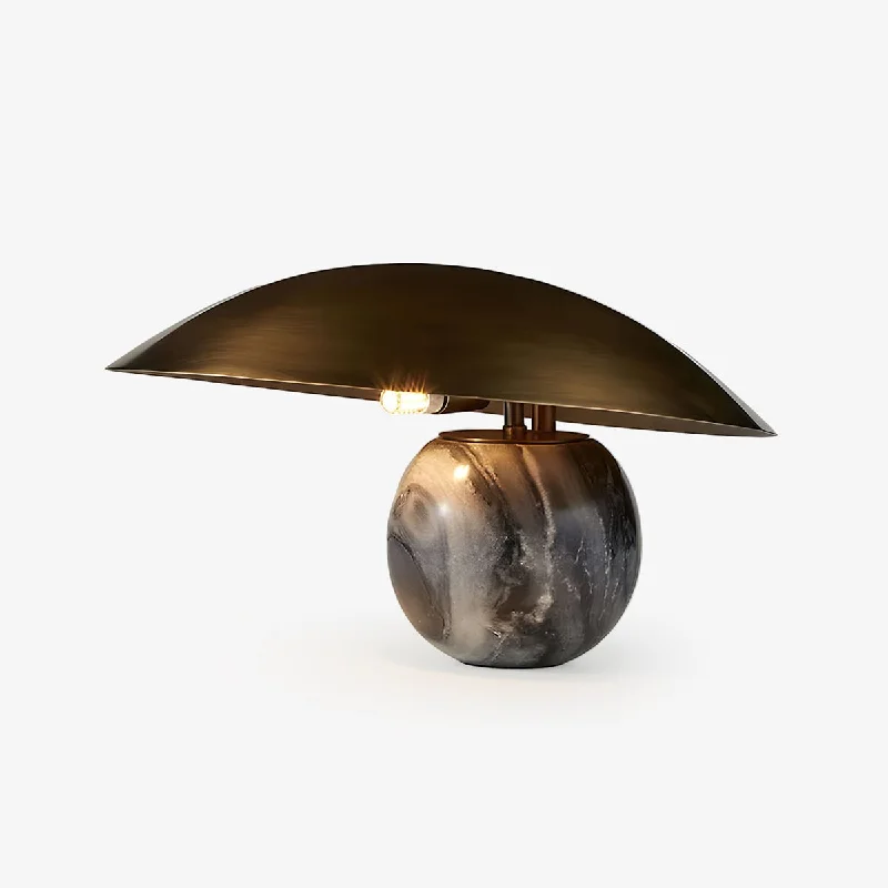 wooden table lamps with natural grain for a warm and organic feelFormosa Marble Table Lamp