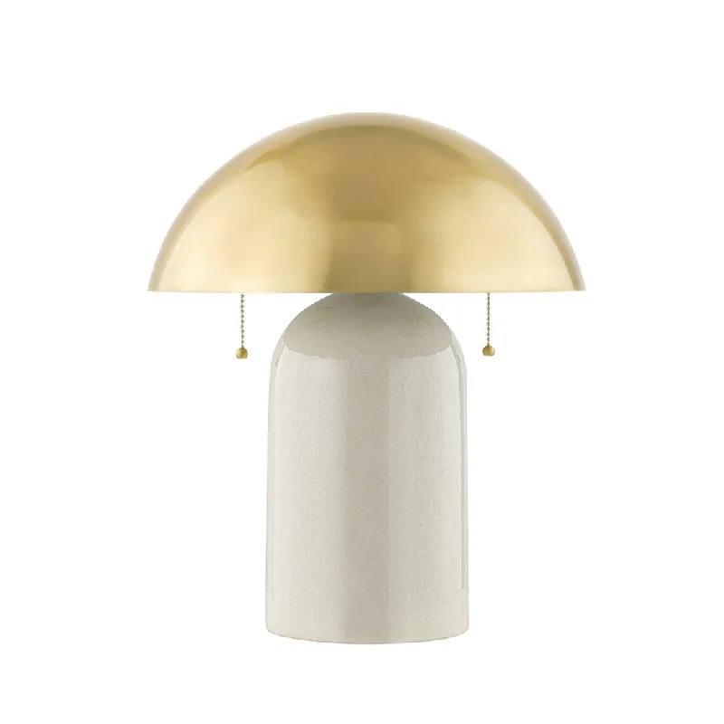 wooden table lamps with natural grain for a warm and organic feelGaia Table Lamp