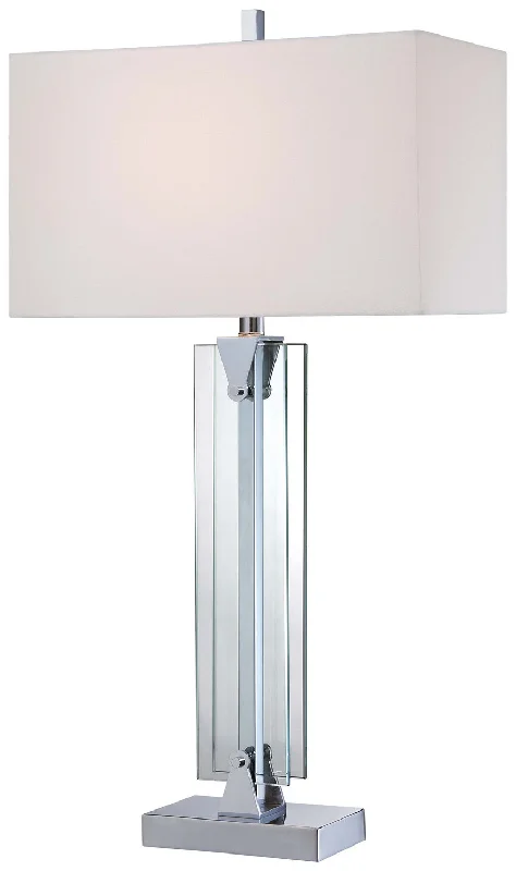 art deco table lamps with geometric shapes for a retro touchOne Light Table Lamp